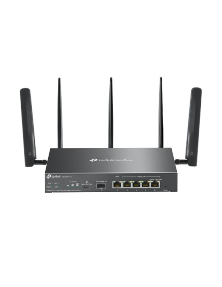 Omada ER706W-4G router inalámbrico Gigabit Ethernet Doble banda (2,4 GHz / 5 GHz) Negro