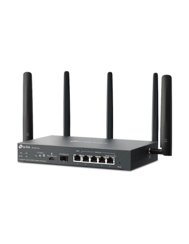 Omada ER706W-4G router inalámbrico Gigabit Ethernet Doble banda (2,4 GHz / 5 GHz) Negro