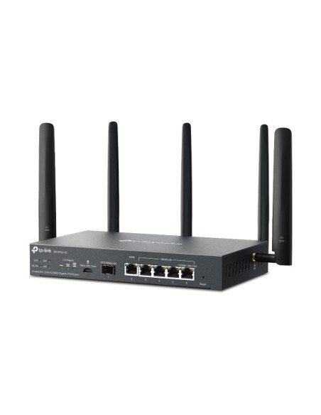Omada ER706W-4G router inalámbrico Gigabit Ethernet Doble banda (2,4 GHz / 5 GHz) Negro