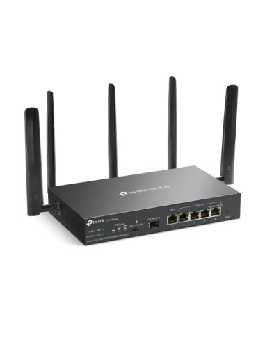 Omada ER706W-4G router inalámbrico Gigabit Ethernet Doble banda (2,4 GHz / 5 GHz) Negro