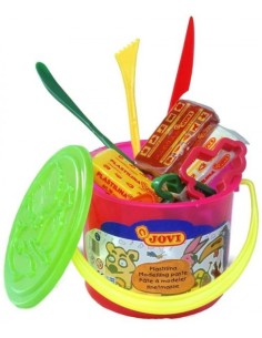 Cubo 6 tacos plastilina jovi 50g surtidos accesorios