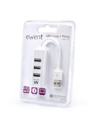 EW1122 hub de interfaz USB 2.0 Blanco