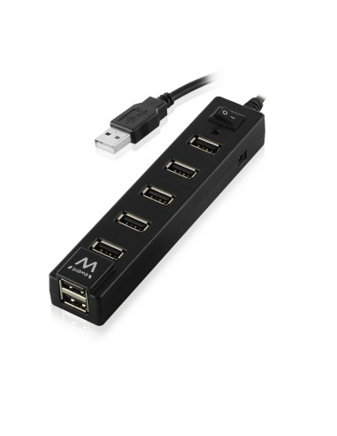 EW1130 hub de interfaz 480 Mbit/s Negro