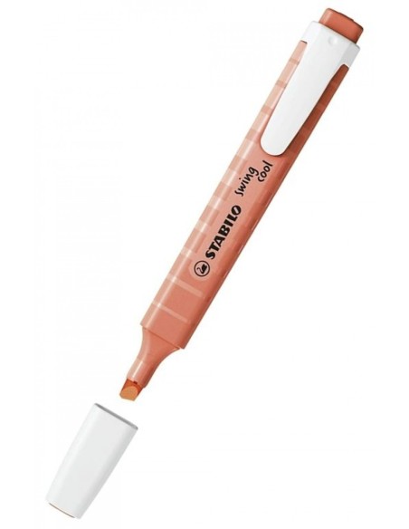 C 10 marcadores fluorescentes swing cool pastel coral meloso 275 140