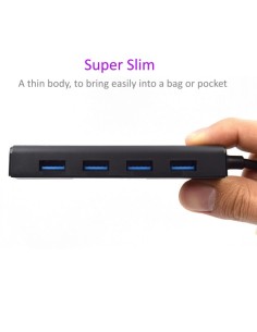 EW1136 hub de interfaz USB 3.2 Gen 1 (3.1 Gen 1) Type-A 480 Mbit/s Negro 2