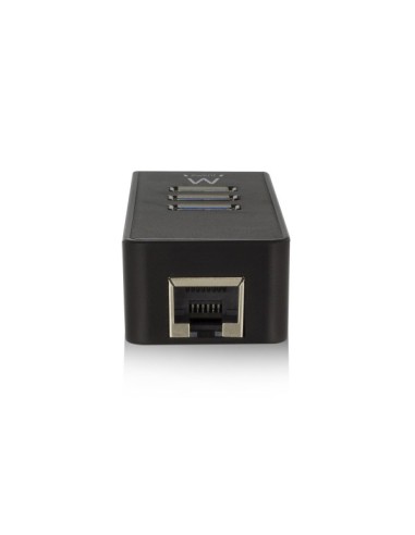 EW1140 base para portátil y replicador de puertos USB 3.2 Gen 1 (3.1 Gen 1) Type-A Negro
