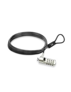 EW1243 cable antirrobo Negro, Zinc 1,5 m