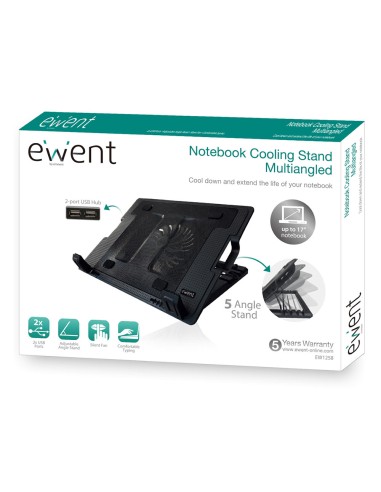 EW1258 almohadilla fría 43,2 cm (17") 1000 RPM Negro