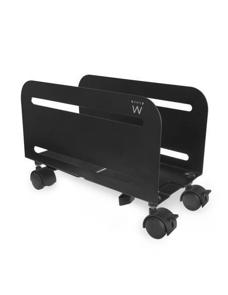 EW1291 soporte de CPU Carro para equipo informático Negro