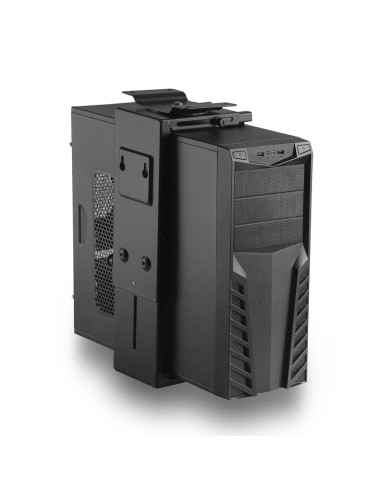 EW1293 soporte de CPU Soporte para instalación de CPU bajo mesa Negro