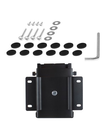 EW1293 soporte de CPU Soporte para instalación de CPU bajo mesa Negro