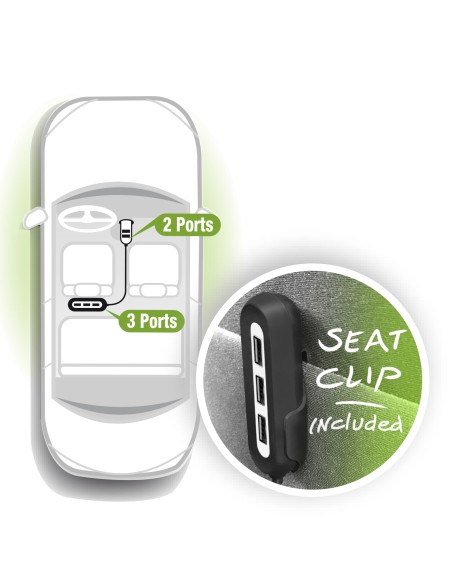 EW1355 cargador de dispositivo móvil Negro, Gris Auto