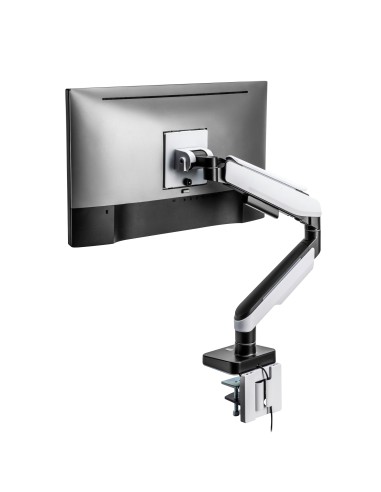 EW1509 soporte para monitor 124,5 cm (49") Negro, Blanco Escritorio