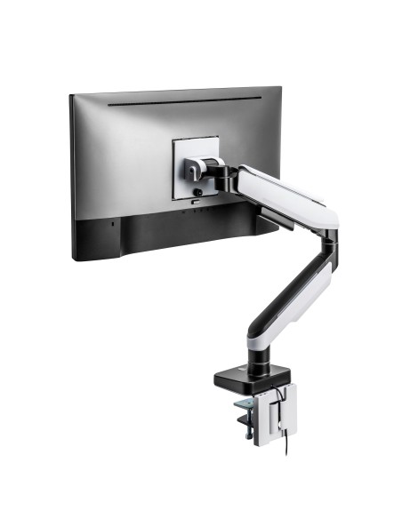 EW1509 soporte para monitor 124,5 cm (49") Negro, Blanco Escritorio