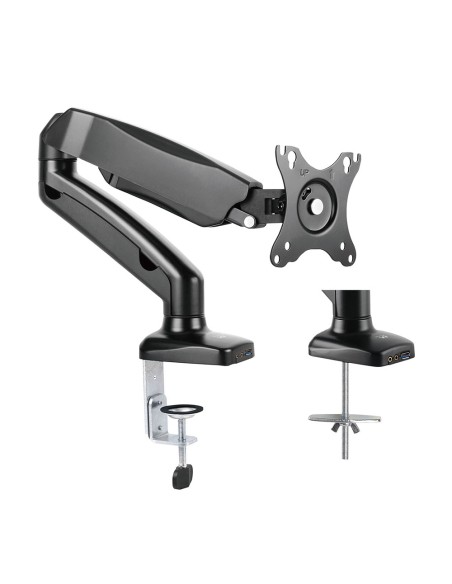 EW1515 soporte para monitor 81,3 cm (32") Abrazadera/Atornillado Negro