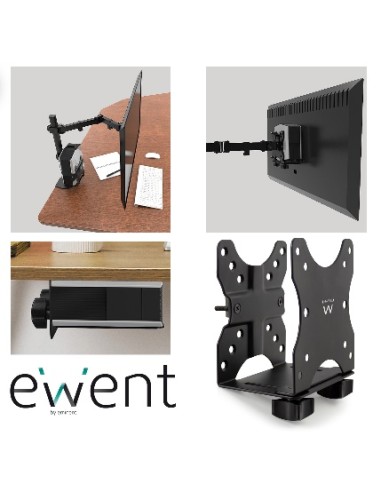 EW1517 soporte y montura para estación de trabajo/PC todo en uno 5 kg Negro
