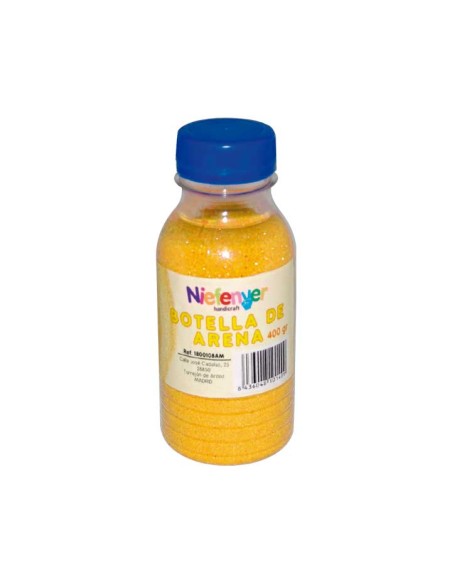 BOTELLA 400GR ARENA NAT. FINA NIEFENVER AMARILLO