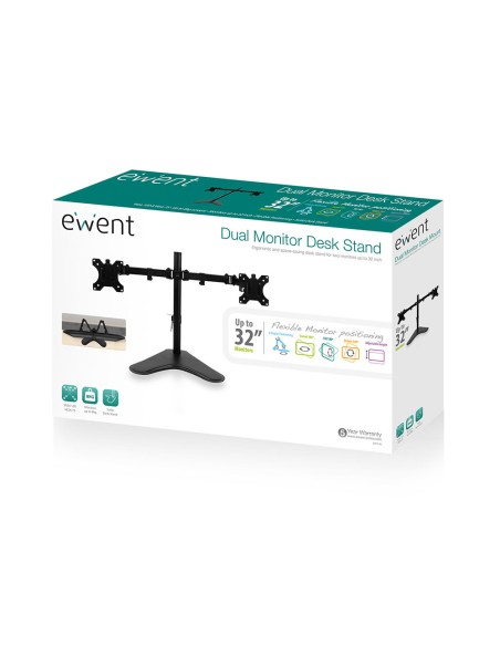 EW1536 soporte para monitor 81,3 cm (32") Independiente Negro