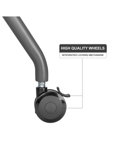 EW1542 soporte para TV 2,18 m (86") Negro