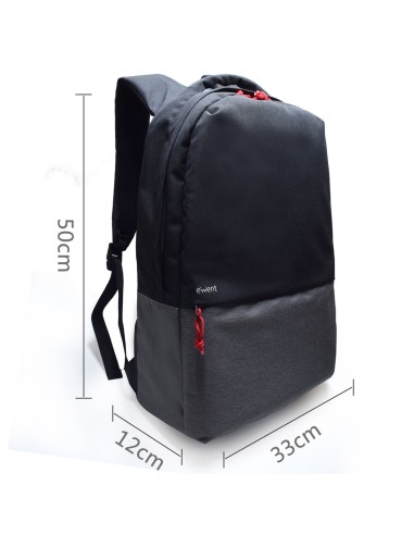 EW2529 maletines para portátil 43,9 cm (17.3") Mochila Negro