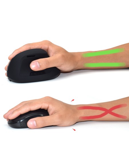Ratón inalámbrico y ergonómico Ratón inalámbrico y ergonómico