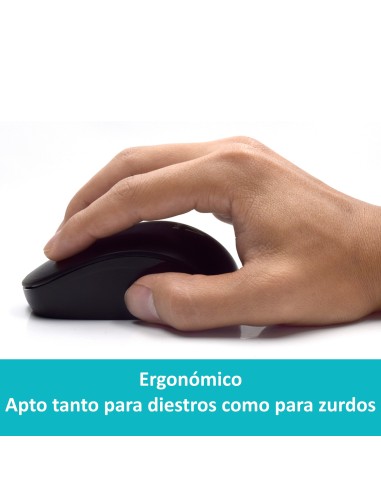 EW3256 teclado RF inalámbrico QWERTY Español Negro