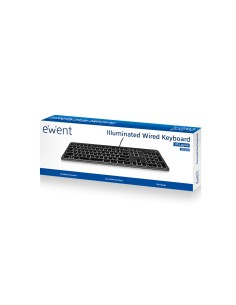 EW3269 teclado USB QWERTY Español Negro 2