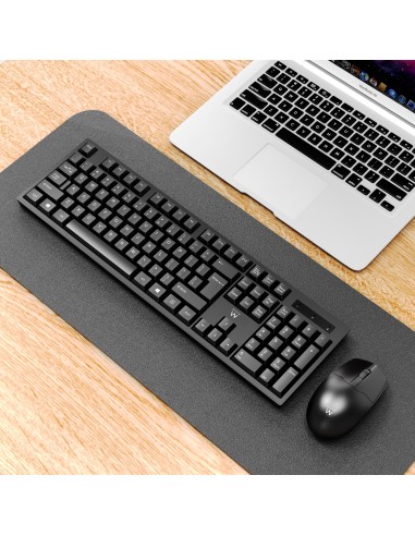 EW3281 teclado Ratón incluido RF inalámbrico QWERTY Español Negro