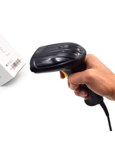 EW3400 lector de código de barras Lector de códigos de barras portátil 1D Laser Negro 2