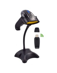 EW3430 lector de código de barras Lector de códigos de barras portátil 1D LED Negro