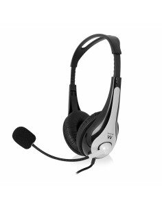EW3562 auricular y casco Auriculares Alámbrico Diadema Llamadas/Música Negro, Plata