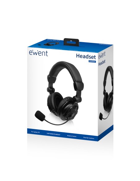 EW3564 auricular y casco Auriculares Alámbrico Diadema Llamadas/Música Negro