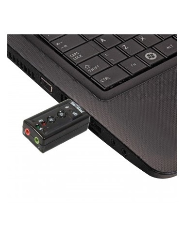 EW3762 cable gender changer USB audio-in/audio-out Negro