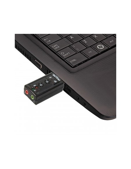 EW3762 cable gender changer USB audio-in/audio-out Negro