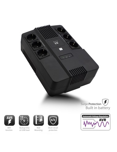 EW3945 sistema de alimentación ininterrumpida (UPS) Línea interactiva 0,6 kVA 360 W 1 salidas AC