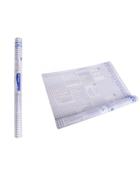 Rollo forro autoadhesivo 045x20m transparente 50 micras