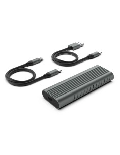 EW7025 caja para disco duro externo Caja externa para unidad de estado sólido (SSD) Gris M.2