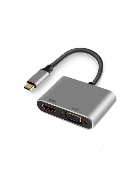 EW9700 Adaptador gráfico USB Negro, Plata