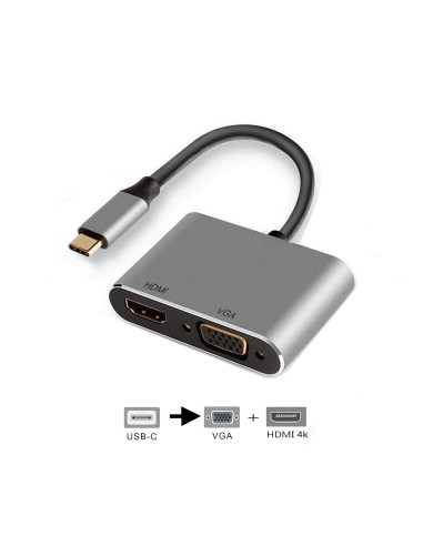 EW9700 Adaptador gráfico USB Negro, Plata