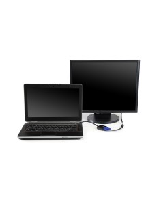 EW9864 adaptador de cable de vídeo 0,2 m HDMI VGA, 3.5mm Negro 2