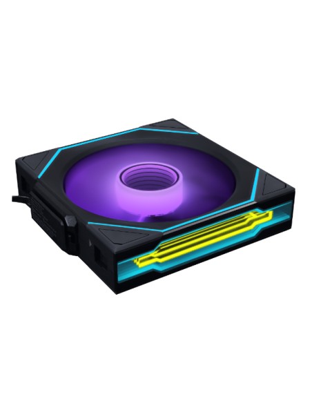 Uni Fan 14SLIN1W1B sistema de refrigeración para ordenador Carcasa del ordenador Ventilador 14 cm Negro 1 pieza(s)