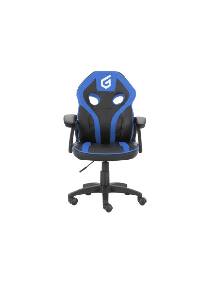 EYOTA06B silla para videojuegos Silla para videojuegos de PC Asiento acolchado Negro, Azul