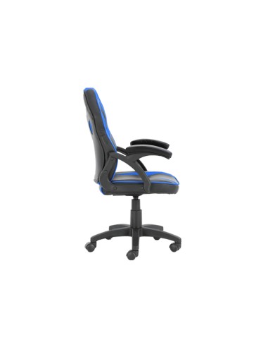 EYOTA06B silla para videojuegos Silla para videojuegos de PC Asiento acolchado Negro, Azul