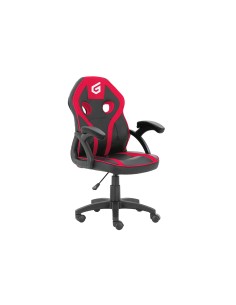 EYOTA06R silla para videojuegos Silla para videojuegos de PC Asiento acolchado Negro, Rojo