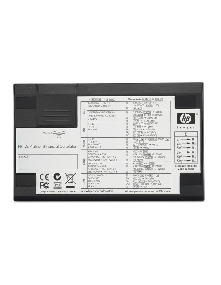 CALCULADORA FINANCIERA HP 12C