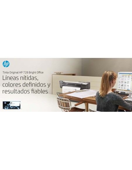 Cartucho de tinta DesignJet 728 magenta de 130 ml