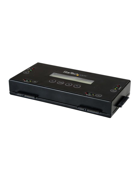 Borrador de 4 Bahías para Discos Duros y SSD SATA de 2,5" y 3,5" - Desinfectador Externo de Discos para Borrado Seguro con 9 Mod