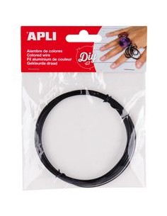 Hilo alambre negro 155mm x 5m