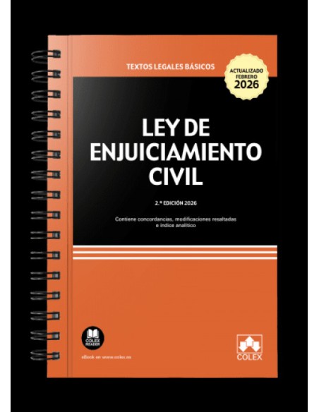 Ley de Enjuiciamiento Civil ENCUADERNACION CON ESPIRAL