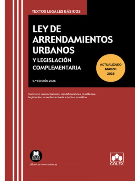 Ley de arrendamientos urbanos y legislacion complementaria